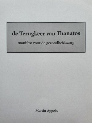 cover image of de Terugkeer van Thanatos